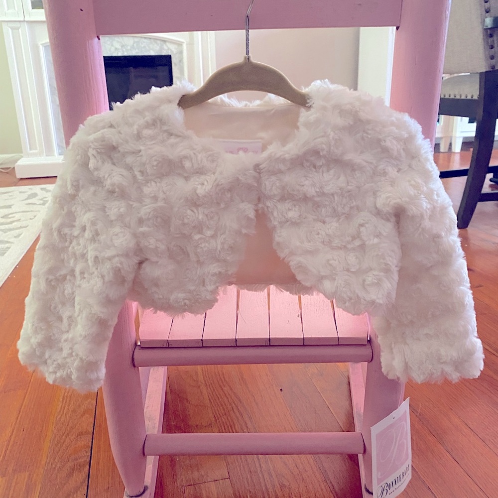 Bonnie Baby Faux Fur Sweater size 6/9 months